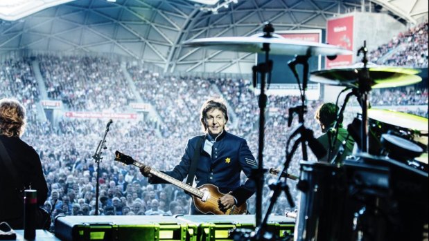 Paul McCartney this week in Melbourne.