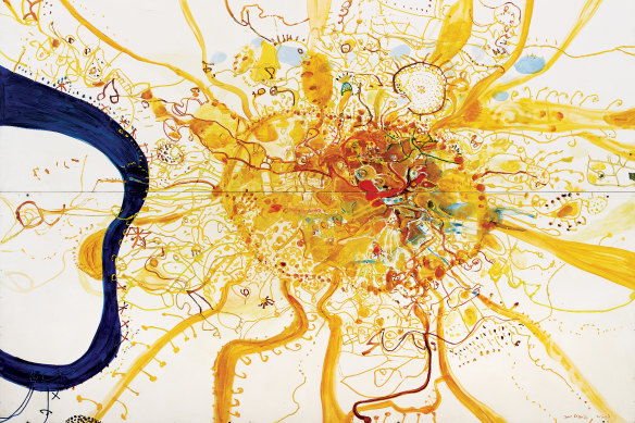 King-of-bright John Olsen reveals his dark and melancholy side