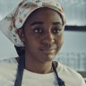 Ayo Edebiri stars as Sydney Adamu in The Bear. 