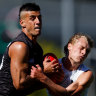 Macrae’s bold showing in Magpie intraclub; Young gun turns heads in North’s practice game