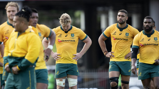 Coach Dave Rennie will expect plenty more from his Wallabies when the series resumes in Sydney on Saturday week.