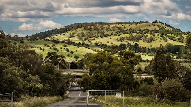 A view of the NSW Southern Highlands’ Evandale estate, bought by Hume Coal and later earmarked for a mine shaft. 