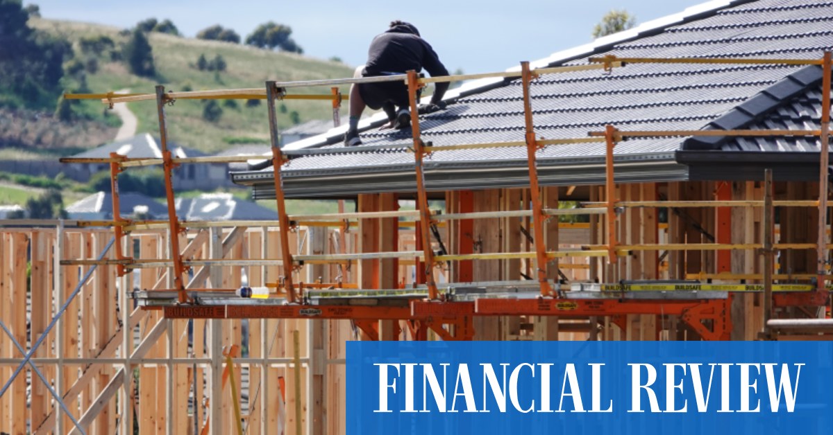 afr.com - Nick Lenaghan - Home building speeds up after decade of delays