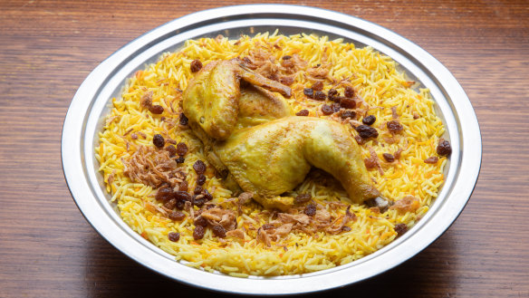Go-to dish: Chicken mandi at Mandina Kitchen.