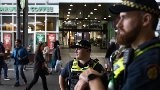 PSOs and police have been deployed to prevent crime in shopping centres.