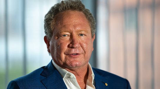 Andrew Forrest will return to run Fortescue’s mining business.