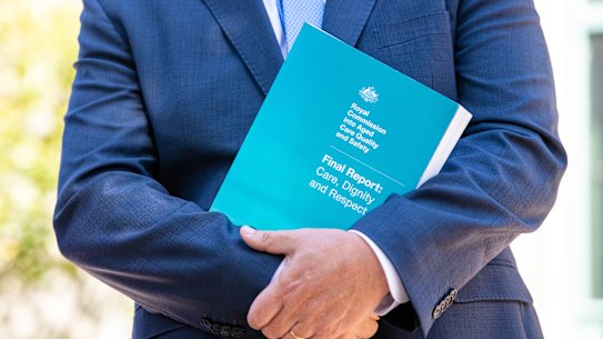 A medicare-style levy has been proposed to help fund changes to the aged care system.