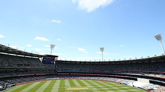 The stunning scenes at the MCG.