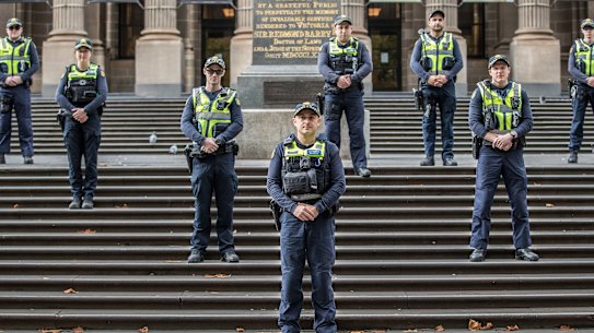 Protective services officers.