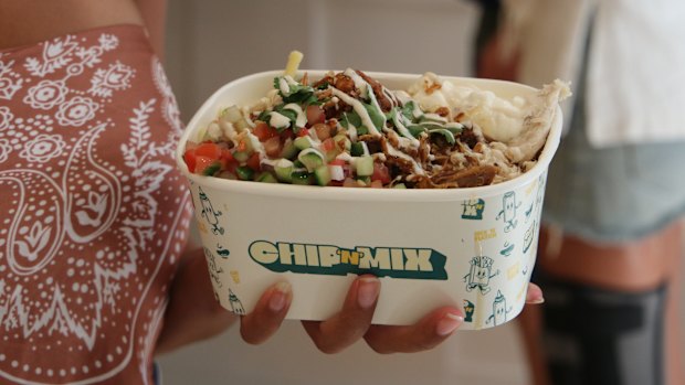 Loaded hot chips at Chip ‘n’ Mix.