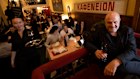 Con Christopoulos at his restaurant Kafeneion on Spring Street in Melbourne.