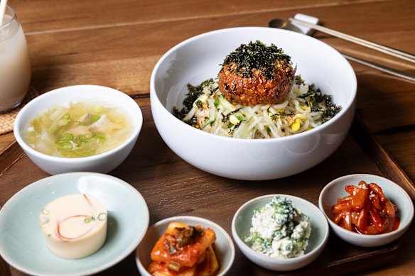 By day, Ondo serves lunch sets with hot dishes, rice and sides.