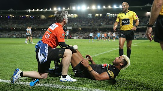 Penrith trainer Pete Green was warned against unnecessarily stopping the play earlier in the year when Villiame Kikau injured his ankle against Cronulla in round 14.