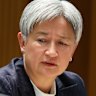 Foreign Minister Penny Wong at Senate estimates.