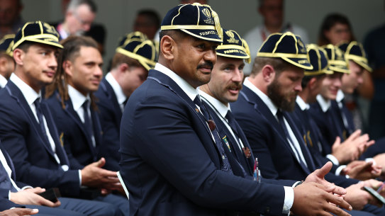 Will Skelton and the Wallabies in France.