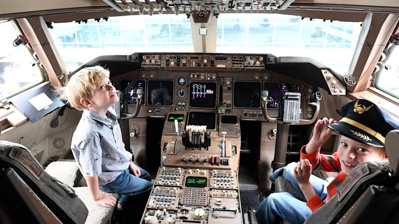 Pilots inspire future aviators during cockpit visits for young visitors (australia) — The Age