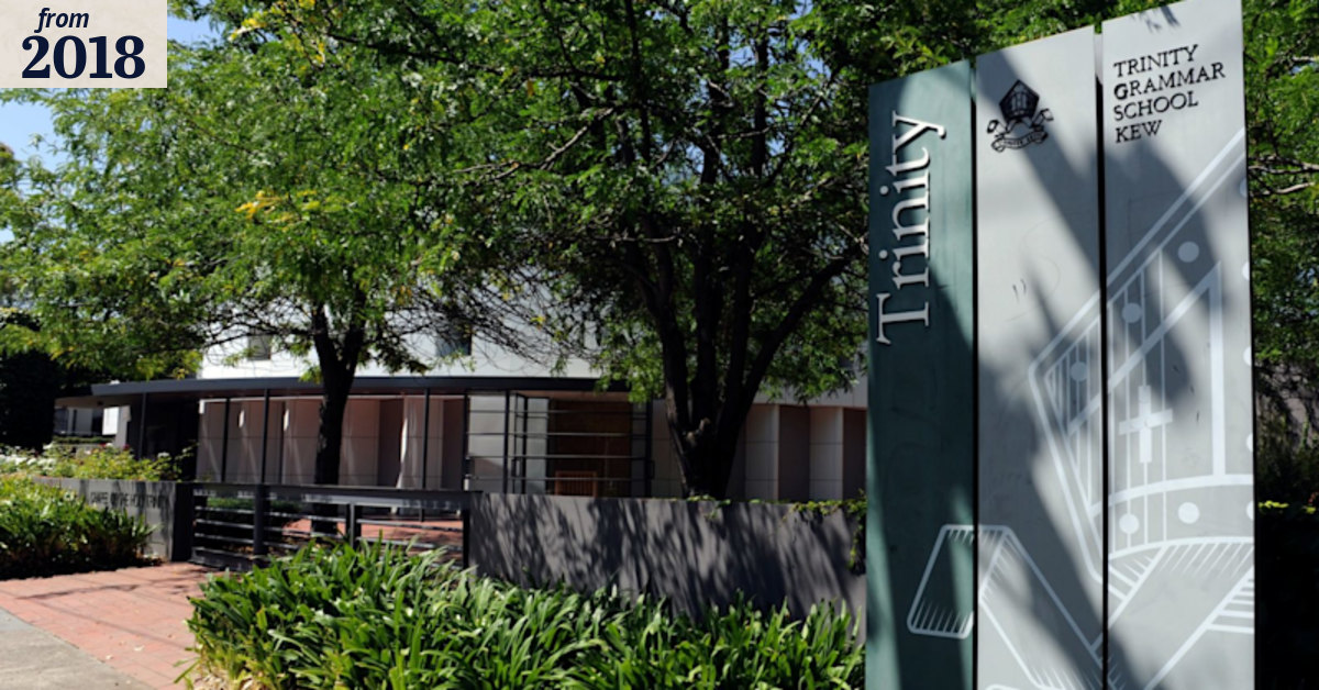 Trinity alumni demand chop for principal and school council