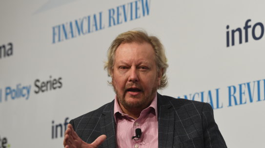 WiseTech founder and CEO Richard White was among the big losers from the tech rout. 