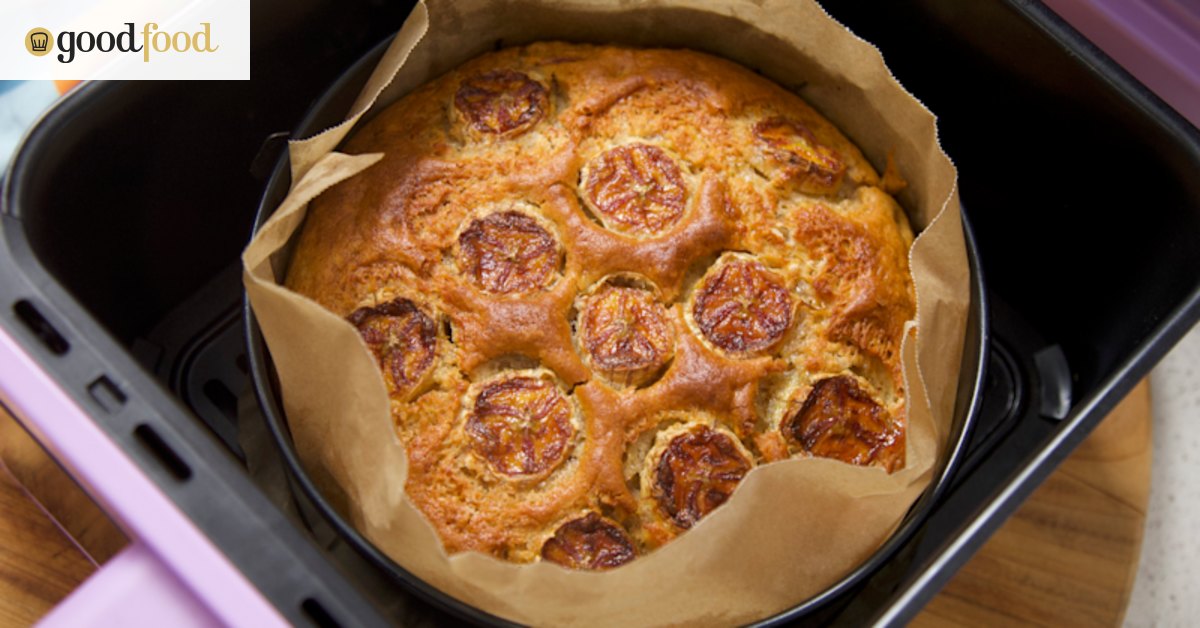 Air fryer banana bread