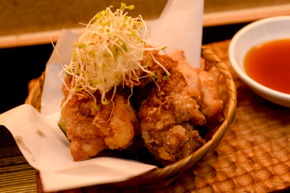 Karaage chicken at Mensho.