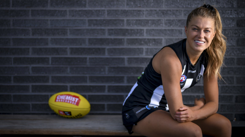 Sarah Rowe Collingwood Magpies Aflw 2019 Eddie Mcguire S New Irish Star