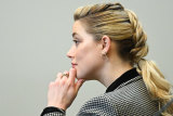 Amber Heard has condemned the social media campaign against her as testimony concludes in the civil trial.
