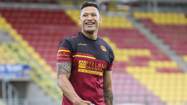 Israel Folau could be back in the NRL this season.