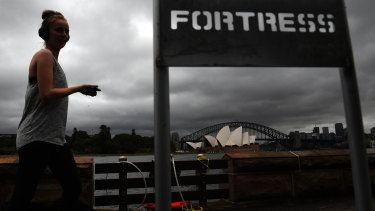 Mrs Macquarie's Chair, usually a favoured viewing spot on New Year's Eve, will be fenced off this year.