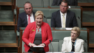 Liberal MP Ann Sudmalis attacks colleagues during an extraordinary speech to Parliament. 