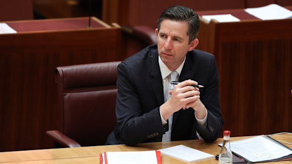 Finance Minister Simon Birmingham has reported a pay offer was voted down by politicians' staff.