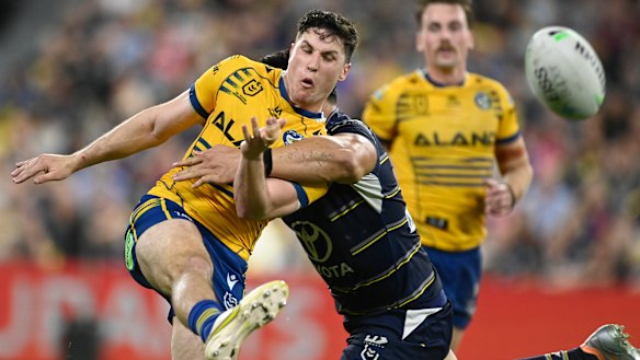 Mitchell Moses’ kicking game is crucial for the Eels.