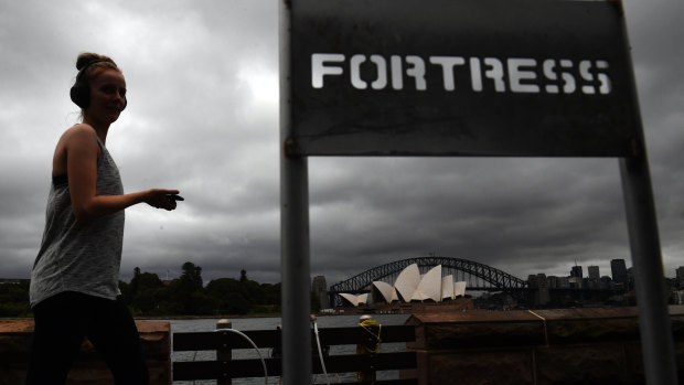 Mrs Macquarie's Chair, usually a favoured viewing spot on New Year's Eve, will be fenced off this year.