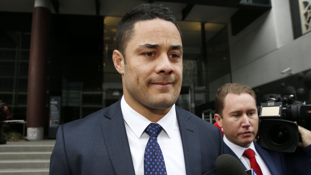 Former rugby league star Jarryd Hayne.