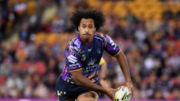 Felise Kaufusi gets a "poke" from Storm coach Craig Bellamy quite often to fire him up.