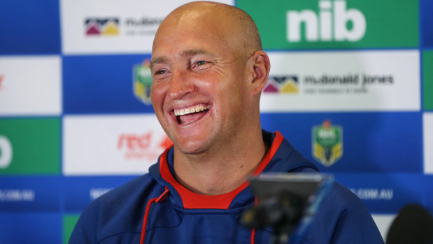 Year-by-year deal: The time for excuses is over for Knights coach Nathan Brown.