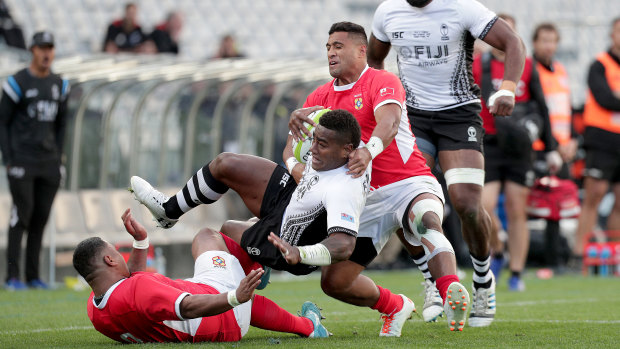 The Fiji-Tonga Test featured an outstanding piece of refereeing,