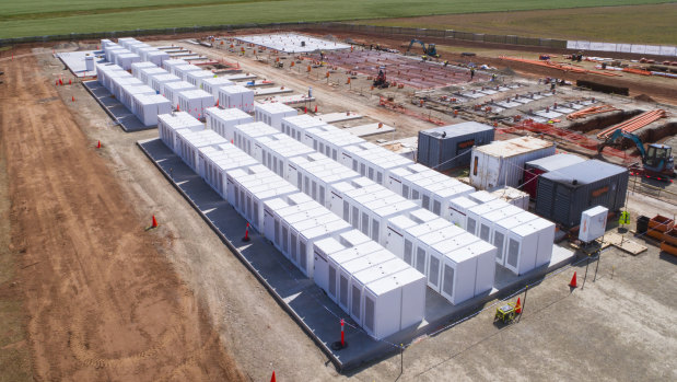 Tesla’s ‘big battery’ in Hornsdale, South Australia.