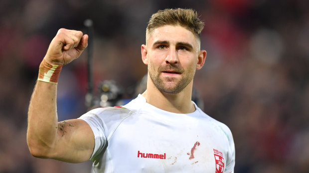 Ambitions: Fresh from his Golden Boot award, Tommy Makinson is eyeing the NRL.