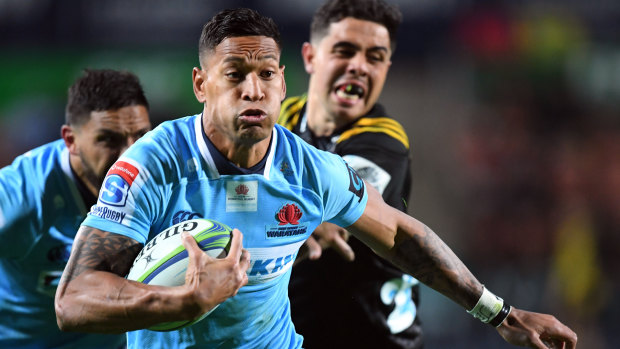 Izzy delivering?: Many good judges in Ireland believe Australia aren't getting the best out of Israel Folau.