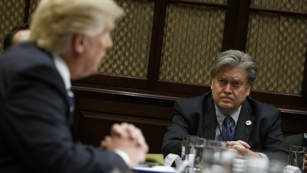 Steve Bannon is credited with being the architect of Donald Trump's 'America First' campaign. 