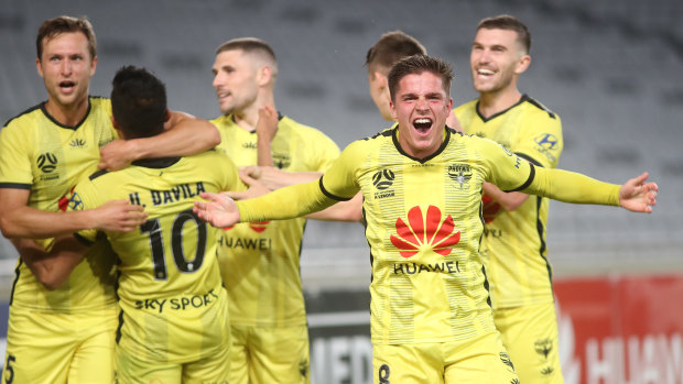 Flying high: Wellington Phoenix are set to stay in the A-League. 