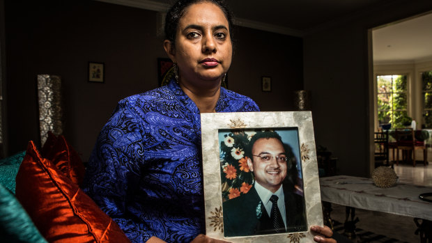 Devika Tutakne's husband Girish was run over and killed while he was legally crossing the road.