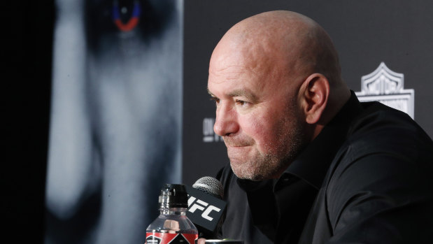Contrite: After all the build-up and promotion, what did UFC president Dana White expect?