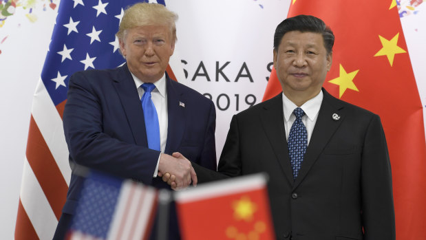  Donald Trump and Xi Jinping in Osaka