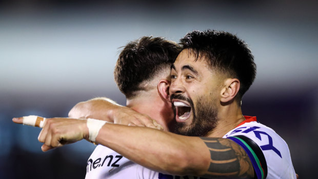 Perfect finish: Shaun Johnson.