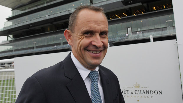 'Tis the season: Chris Waller was bullish about the prospects of The Autumn Sun when quizzed at Randwick yesterday.