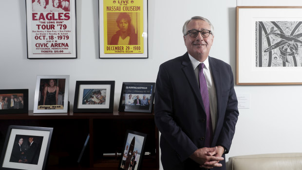 Labor MP Wayne Swan in his Parliament House office after being named Labor's new national president on Monday.