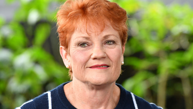 One Nation leader Pauline Hanson.