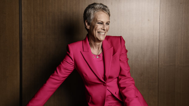 "There is nothing about a horror movie that you can entice me with": Jamie Lee Curtis in Sydney before the Australian premiere of the latest Halloween movie. 