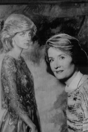 Mendoza painted many members of the royal family, including a young Diana.